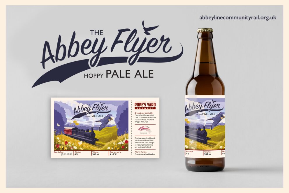 Artwork for a beer label