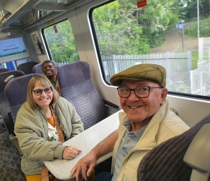 People on a Try-the-Train trip
