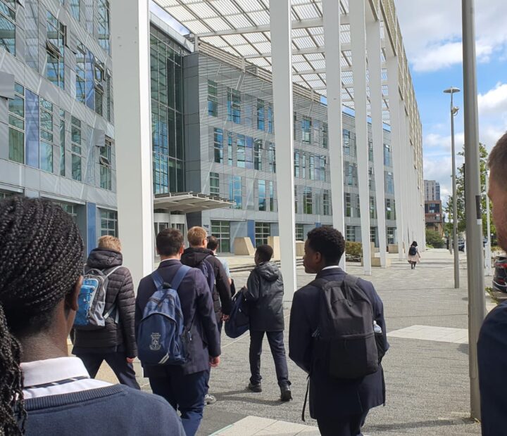 Students at a Science, Technology, Engineering and Mathematics workshop