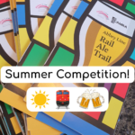 A social media image for a Rail Ale Trail summer competition